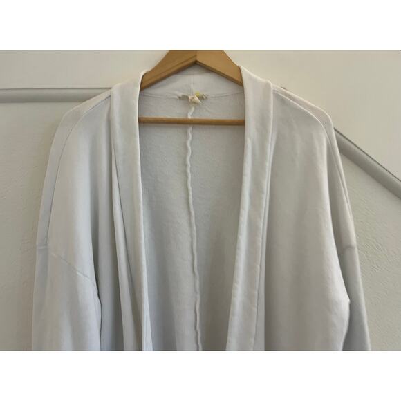 Eileen Fisher Open Cardigan Womens Large Boho Minimalist Lagenlook White Casual - Picture 14 of 15